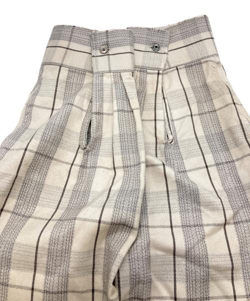 ANCELLM（アンセルム）ANCELLM (アンセルム) C/R CHECK SHIRT　ANC-SH65-A ホワイト サイズ:1の古着・服飾アイテム