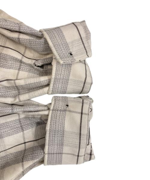 ANCELLM（アンセルム）ANCELLM (アンセルム) C/R CHECK SHIRT　ANC-SH65-A ホワイト サイズ:1の古着・服飾アイテム