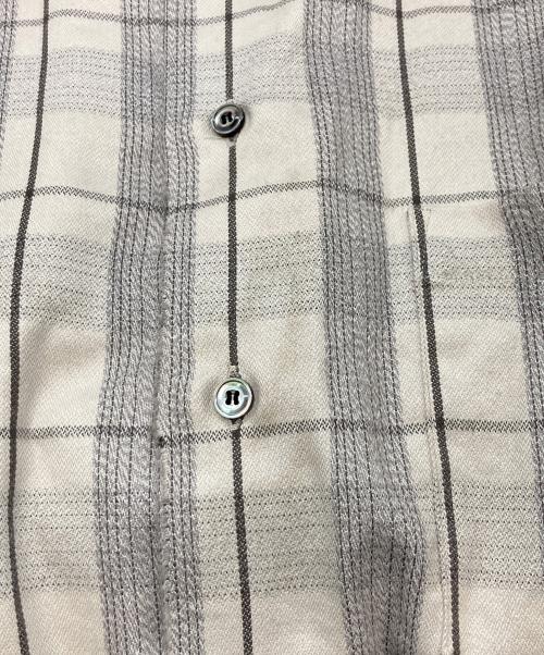 ANCELLM（アンセルム）ANCELLM (アンセルム) C/R CHECK SHIRT　ANC-SH65-A ホワイト サイズ:1の古着・服飾アイテム