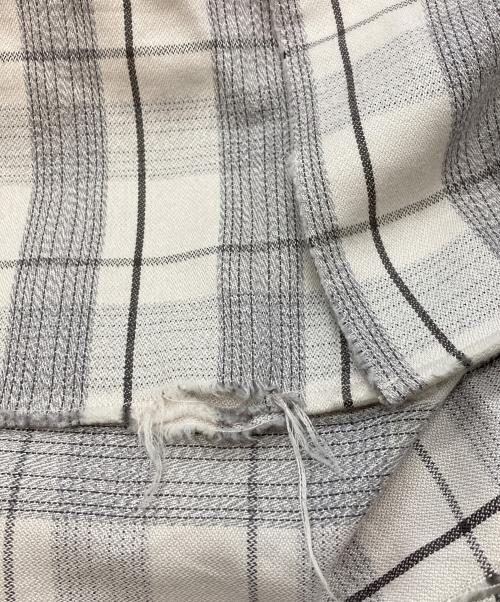 ANCELLM（アンセルム）ANCELLM (アンセルム) C/R CHECK SHIRT　ANC-SH65-A ホワイト サイズ:1の古着・服飾アイテム