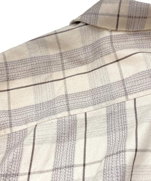 ANCELLM（アンセルム）ANCELLM (アンセルム) C/R CHECK SHIRT　ANC-SH65-A ホワイト サイズ:1の古着・服飾アイテム