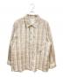 ANCELLM（アンセルム）の古着「C/R CHECK SHIRT　ANC-SH65-A」｜ホワイト