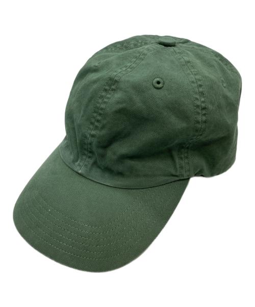 AURALEE（オーラリー）AURALEE (オーラリー) kijima takayuki (キジマタカユキ) 25AW　DYED FINX CHINO CAP　A25AC06CP グリーン サイズ:FREEの古着・服飾アイテム