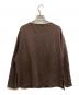 Spick and Span (スピック＆スパン) ソフトポンチボートネックプルオーバー ブラウン サイズ:Free：5000円