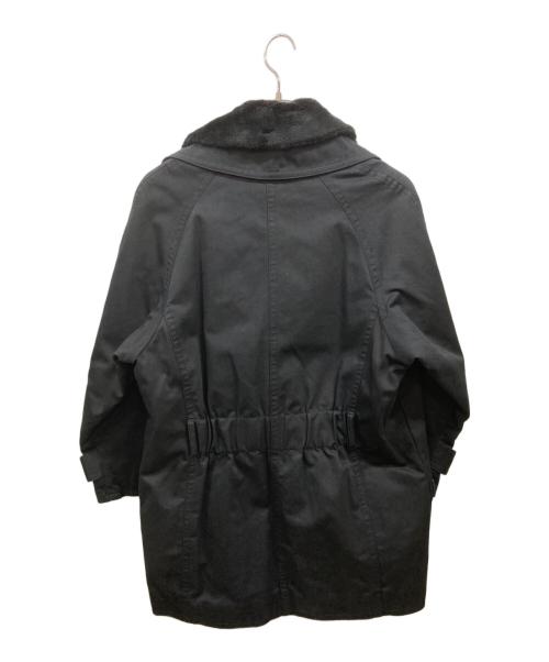 maison kitsune（メゾンキツネ）MAISON KITSUNE (メゾンキツネ) ダブルコート ブラック サイズ:34の古着・服飾アイテム