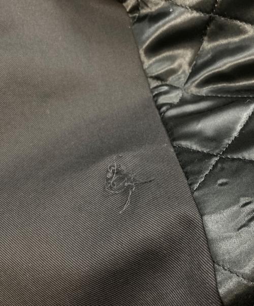 maison kitsune（メゾンキツネ）MAISON KITSUNE (メゾンキツネ) ダブルコート ブラック サイズ:34の古着・服飾アイテム