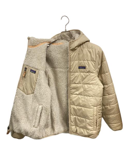 Patagonia（パタゴニア）Patagonia (パタゴニア) リバーシブル・レディ・フレディ・フーディ ベージュ サイズ:XXLの古着・服飾アイテム