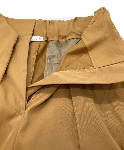 COLUMN（コラム）COLUMN (コラム) ストレッチパンツ ベージュ サイズ:36の古着・服飾アイテム