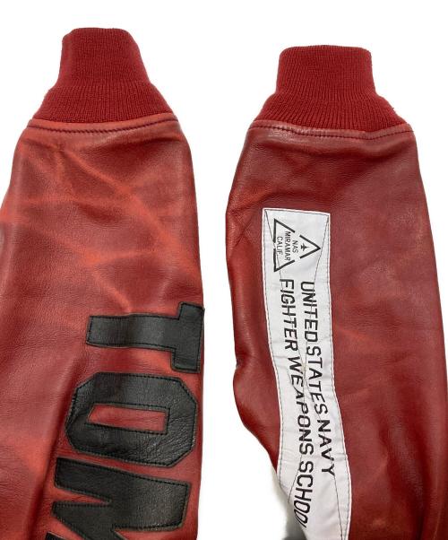 AVIREX（アヴィレックス）AVIREX (アヴィレックス) CWU LEATHER JKT TOP GUN ブラウン サイズ:Lの古着・服飾アイテム