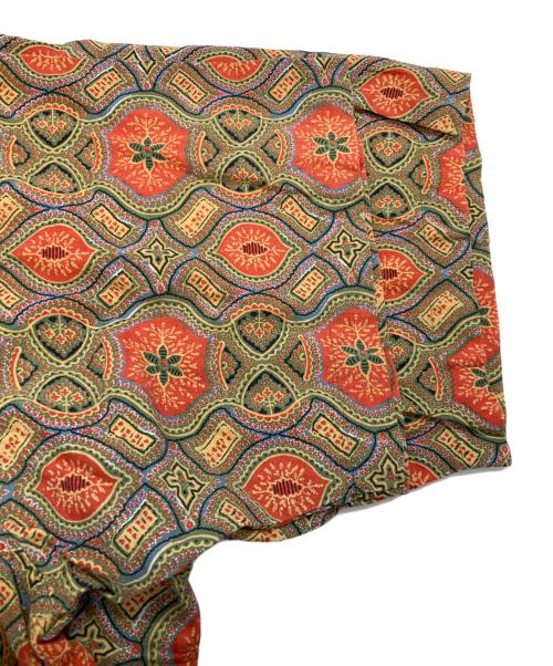 Ralph Lauren POLO JEANS（ラルフローレン ポロ ジーンズ）Ralph Lauren POLO JEANS (ラルフローレン ポロ ジーンズ) 総柄シャツ グリーン×オレンジ サイズ:XLの古着・服飾アイテム