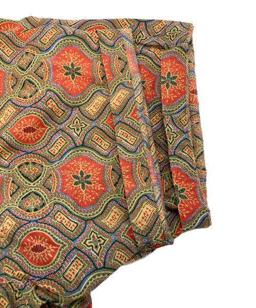 Ralph Lauren POLO JEANS（ラルフローレン ポロ ジーンズ）Ralph Lauren POLO JEANS (ラルフローレン ポロ ジーンズ) 総柄シャツ グリーン×オレンジ サイズ:XLの古着・服飾アイテム