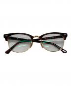 RAY-BANレイバン）の古着「伊達眼鏡」｜ブラウン