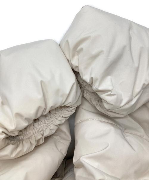 Adam et Rope（アダム エ ロペ）Adam et Rope (アダム エ ロペ) テントシルエットダウンライク中綿ジャケット アイボリー サイズ:Freeの古着・服飾アイテム