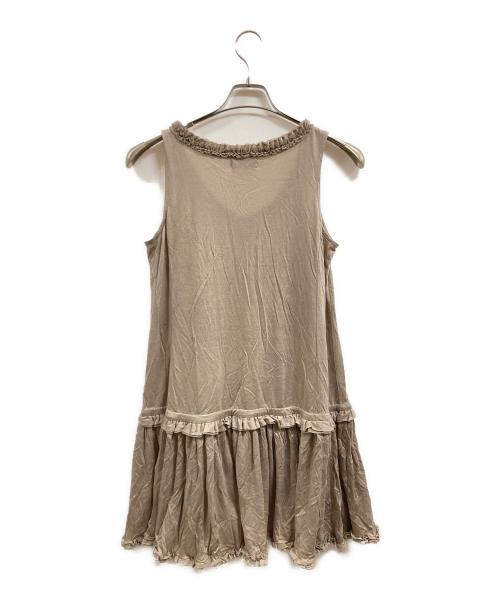 BURBERRY BLUE LABEL（バーバリー ブルー レーベル）BURBERRY BLUE LABEL (バーバリー ブルー レーベル) キャミソールワンピース ベージュ サイズ:Ｍの古着・服飾アイテム