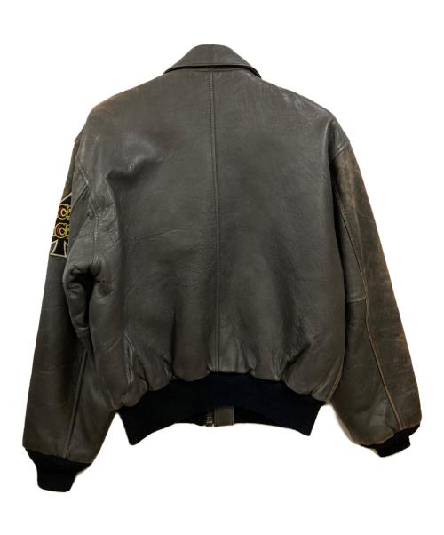 AVIREX（アヴィレックス）AVIREX (アヴィレックス) TYPEA-2レザーフライトジャケット グレー サイズ:Sの古着・服飾アイテム