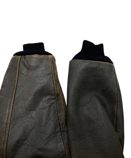 AVIREX（アヴィレックス）AVIREX (アヴィレックス) TYPEA-2レザーフライトジャケット グレー サイズ:Sの古着・服飾アイテム