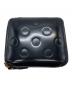 COMME des GARCONS (コムデギャルソン) POLKA DOTS EMBOSSED WALLET ブラック：7000円
