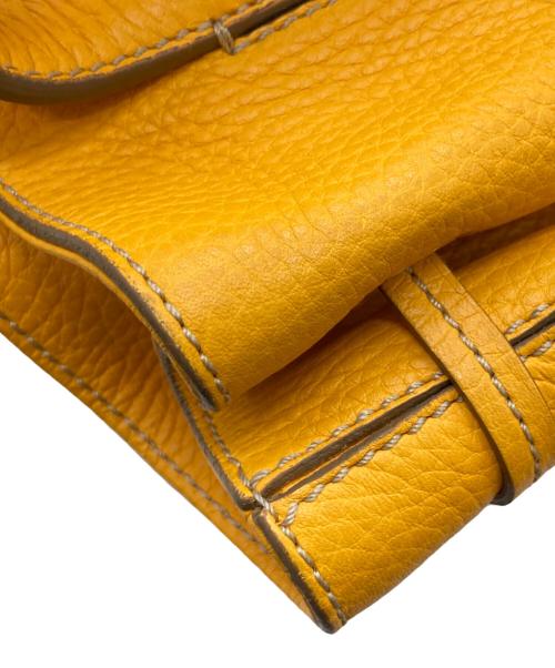 TOD'S（トッズ）TOD'S (トッズ) レザートートバッグ イエローの古着・服飾アイテム