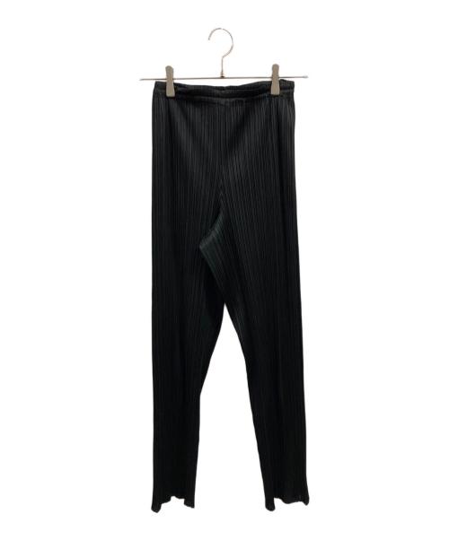 PLEATS PLEASE（プリーツプリーズ）PLEATS PLEASE (プリーツプリーズ) プリーツパンツ ブラック サイズ:2の古着・服飾アイテム