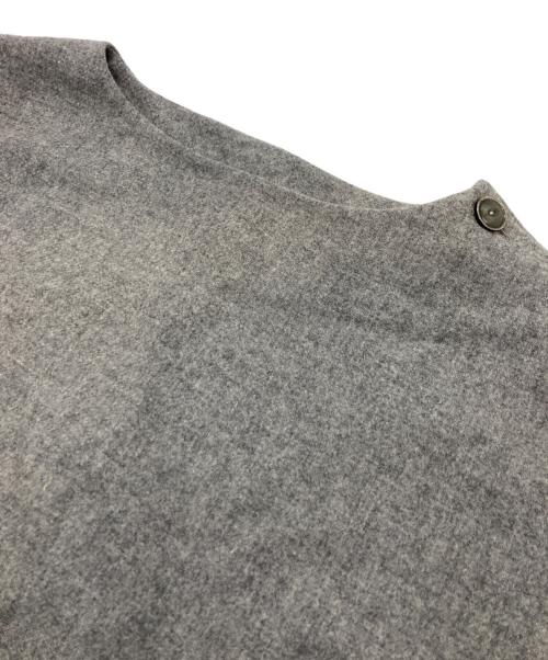 ARTS&SCIENCE（アーツアンドサイエンス）ARTS&SCIENCE (アーツアンドサイエンス) ボートネックカシミヤウールニット グレー サイズ:1の古着・服飾アイテム