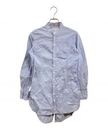 ARTS&SCIENCE（アーツアンドサイエンス）の古着「バンドカラーシャツ」｜ブルー