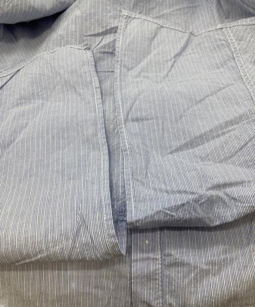 ARTS&SCIENCE（アーツアンドサイエンス）ARTS&SCIENCE (アーツアンドサイエンス) バンドカラーシャツ ブルー サイズ:1の古着・服飾アイテム