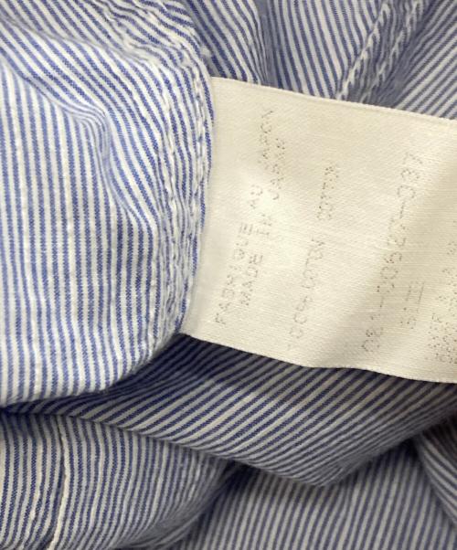 ARTS&SCIENCE（アーツアンドサイエンス）ARTS&SCIENCE (アーツアンドサイエンス) バンドカラーシャツ ブルー サイズ:1の古着・服飾アイテム