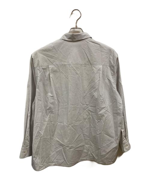 PUBLIC TOKYO（パブリックトウキョウ）PUBLIC TOKYO (パブリックトウキョウ) ファインチェックリラックスシャツ ホワイト サイズ:01の古着・服飾アイテム