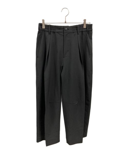 PUBLIC TOKYO（パブリックトウキョウ）PUBLIC TOKYO (パブリックトウキョウ) TRIXIONウーリーバレルスラックス ブラック サイズ:1の古着・服飾アイテム