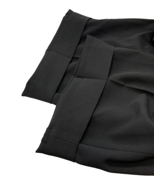 PUBLIC TOKYO（パブリックトウキョウ）PUBLIC TOKYO (パブリックトウキョウ) TRIXIONウーリーバレルスラックス ブラック サイズ:1の古着・服飾アイテム