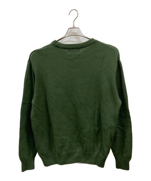 stussy（ステューシー）stussy (ステューシー) CURLY S SWEATE グリーン サイズ:Ｍの古着・服飾アイテム
