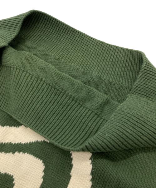 stussy（ステューシー）stussy (ステューシー) CURLY S SWEATE グリーン サイズ:Ｍの古着・服飾アイテム