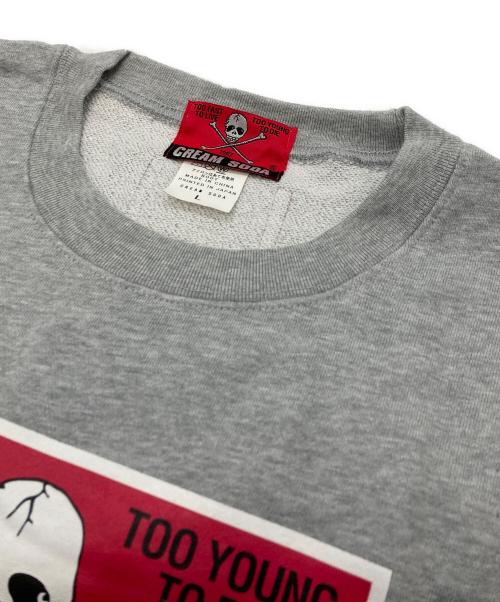CREAM SODA（クリームソーダ）CREAM SODA (クリームソーダ) スウェット グレー サイズ:Ⅼの古着・服飾アイテム