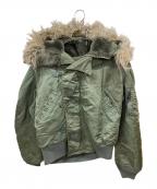 ALPHAアルファ）の古着「N-2B ECW PARKA」｜カーキ