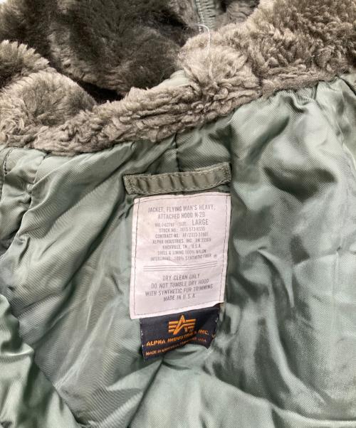 ALPHA（アルファ）ALPHA (アルファ) N-2B ECW PARKA カーキ サイズ:Lの古着・服飾アイテム