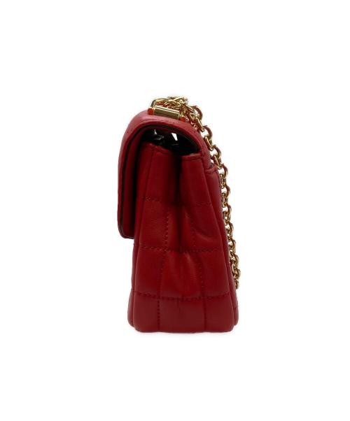 MICHAEL KORS（マイケル・コース）MICHAEL KORS (マイケル・コース) チェーンショルダーバッグ レッドの古着・服飾アイテム