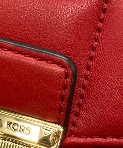 MICHAEL KORS（マイケル・コース）MICHAEL KORS (マイケル・コース) チェーンショルダーバッグ レッドの古着・服飾アイテム
