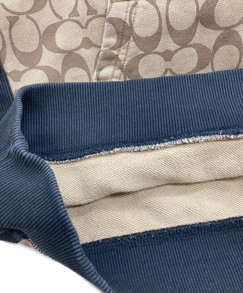 COACH（コーチ）COACH (コーチ) シグネチャーロゴプリントパーカー ベージュ サイズ:不明の古着・服飾アイテム