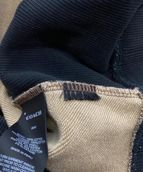 COACH（コーチ）COACH (コーチ) シグネチャーロゴプリントパーカー ベージュ サイズ:不明の古着・服飾アイテム