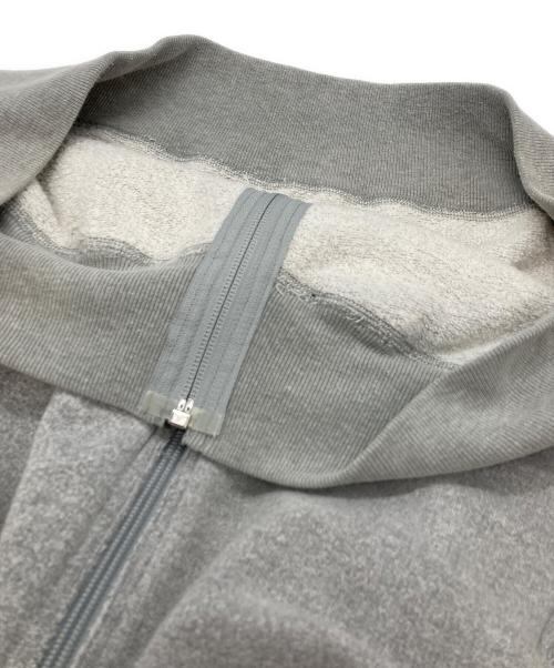 Hysteric Glamour（ヒステリックグラマー）Hysteric Glamour (ヒステリックグラマー) ダメージ加工ジップスウェット ライトグレー サイズ:Freeの古着・服飾アイテム