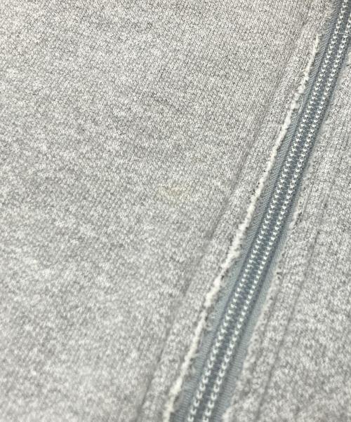 Hysteric Glamour（ヒステリックグラマー）Hysteric Glamour (ヒステリックグラマー) ダメージ加工ジップスウェット ライトグレー サイズ:Freeの古着・服飾アイテム