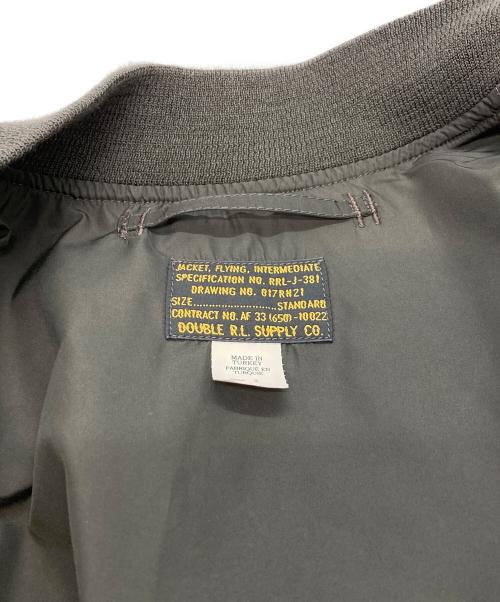 RRL（ダブルアールエル）RRL (ダブルアールエル) Flight Jacket グレー サイズ:Ｍの古着・服飾アイテム