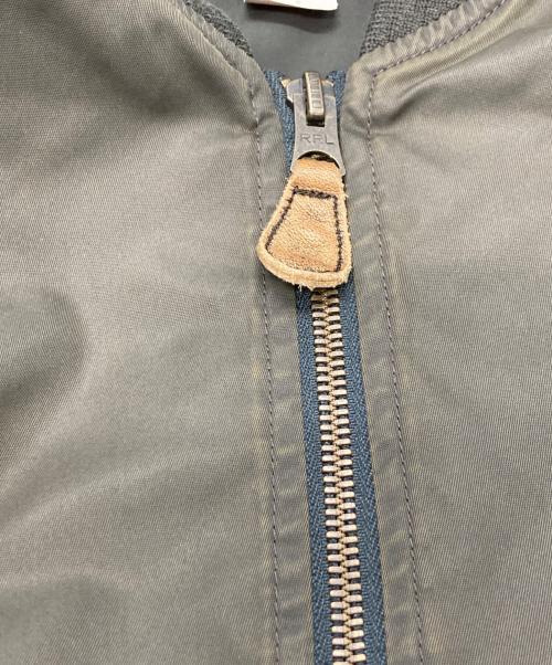 RRL（ダブルアールエル）RRL (ダブルアールエル) Flight Jacket グレー サイズ:Ｍの古着・服飾アイテム