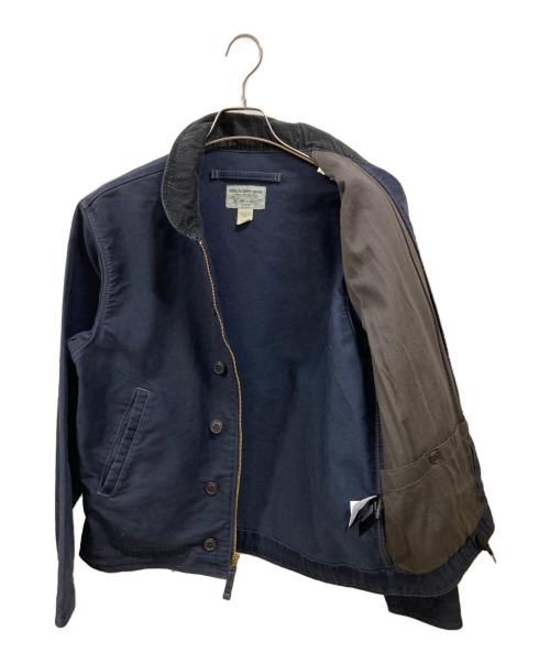 RRL（ダブルアールエル）RRL (ダブルアールエル) BOWER DECK JACKET ネイビー サイズ:Ｍの古着・服飾アイテム
