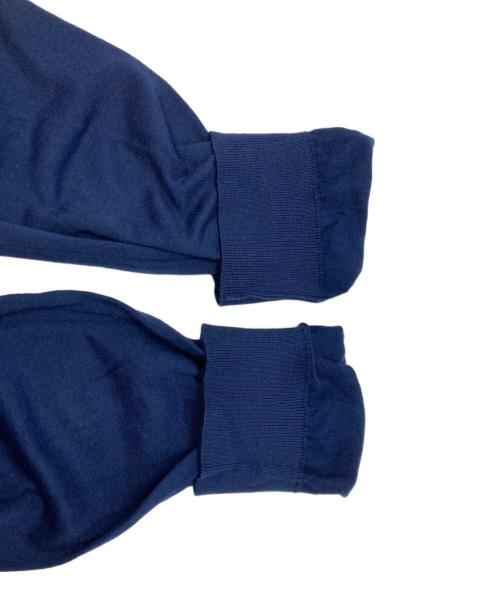 JOHN SMEDLEY（ジョンスメドレー）JOHN SMEDLEY (ジョンスメドレー) コットンニットカーディガン ネイビー サイズ:Mの古着・服飾アイテム