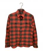 RRLダブルアールエル）の古着「フランネルシャツ」｜レッド×ブラック