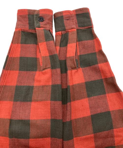 RRL（ダブルアールエル）RRL (ダブルアールエル) フランネルシャツ レッド×ブラック サイズ:Sの古着・服飾アイテム