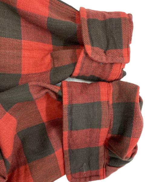 RRL（ダブルアールエル）RRL (ダブルアールエル) フランネルシャツ レッド×ブラック サイズ:Sの古着・服飾アイテム