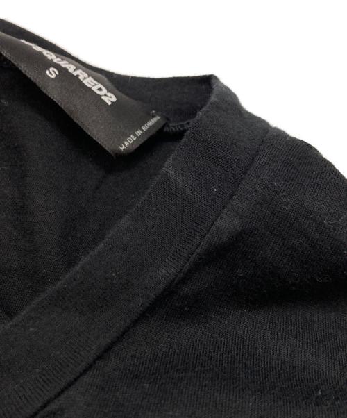 DSQUARED2（ディースクエアード）DSQUARED2 (ディースクエアード) ロゴTシャツ ブラック サイズ:Sの古着・服飾アイテム