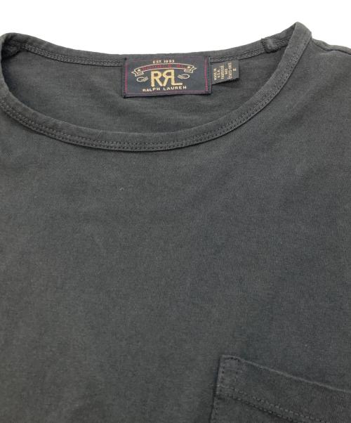 RRL（ダブルアールエル）RRL (ダブルアールエル) ポケットTシャツ ブラック サイズ:Mの古着・服飾アイテム